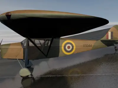 DeHavilland DH-80A Puss Moth 3D model