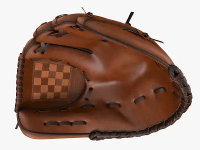 Baseball Glove 8K PBR Textures 3D model