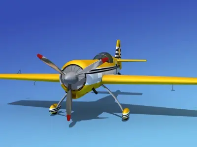 Sukhoi SU-26 Aerobat V04 3D model