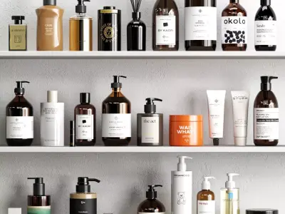 Bathroom Accessories 3D model