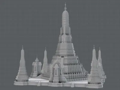 Wat Arun 3D model