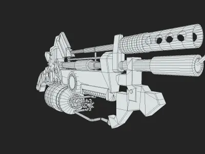 Dragon Breathe Low-poly 3D model