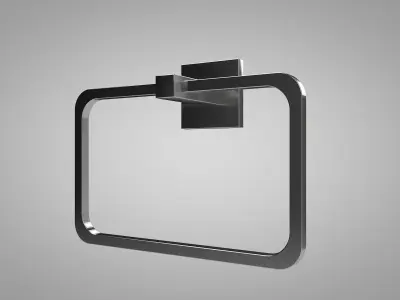 Towel Hanger Free low-poly 3D model