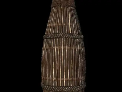 HIE Game Ready Fish trap D180410 Low-poly 3D model