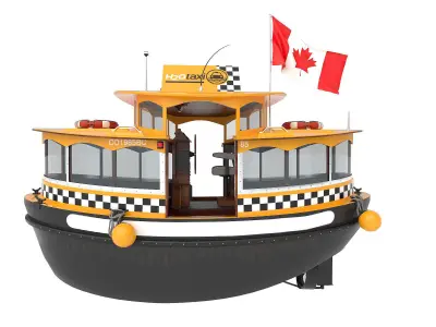 Water Taxi 3D model