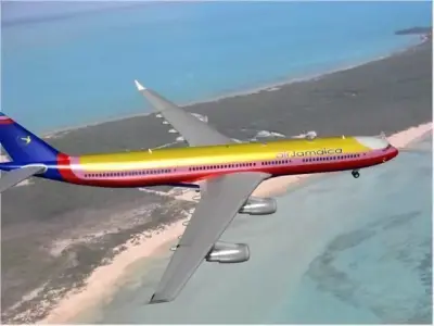 Airbus A340-600 Air Jamaica 3D model