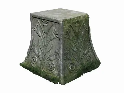 Medieval Stone Low-poly 3D model