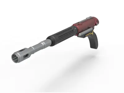 Deathsting Klingon disruptor from Star Trek The Next Generation 3D model