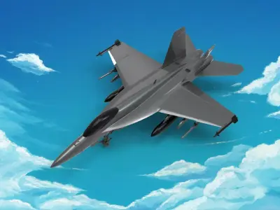 McDonnell Douglas FA-18 Hornet 3D model