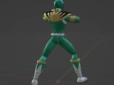 Green Ranger - Power Ranger 3D model
