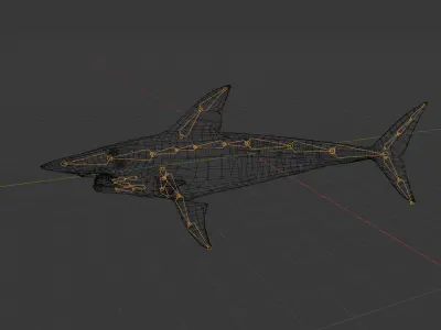 Helicoprion Low-poly 3D model