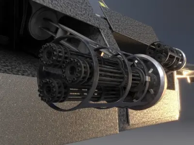 Black Scorpion warship 3D model