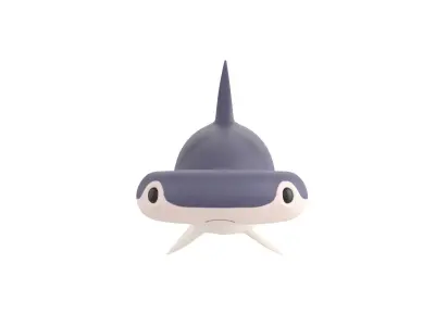 Character072 Bonnet Head Shark 3D model