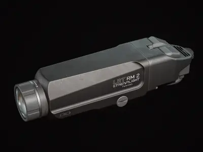 StreamLight Low-poly 3D model