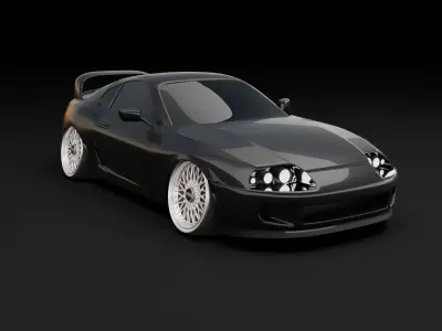 Toyota Supra mk4 Free 3D model