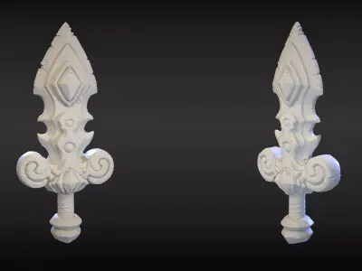 Stylized Sword 20 3D model