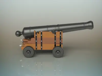 cannon toy 3D model