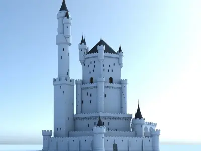 Fantasy Castle 006 3D model