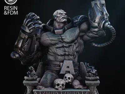 Wicked Marvel Apocalypse Bust Tested for 3D printing 3D print model