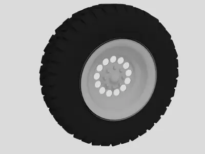 Offroad Tire 3D model