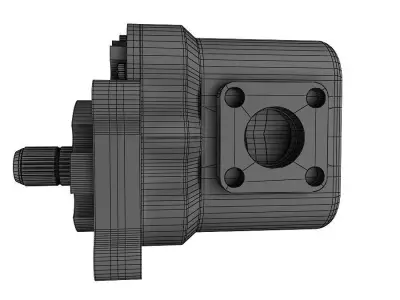 3D Gear pump 3D model
