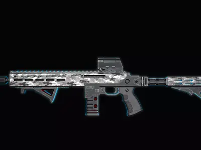 Assault Rifle Free 3D model