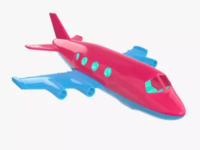 Plane toy 3D model