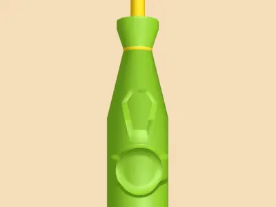 Bullet Low poly with High Poly Low-poly 3D model Low-poly 3D model