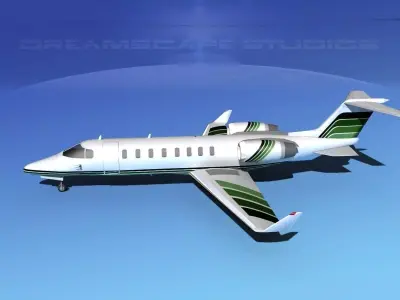 LearJet 45 V17 3D model