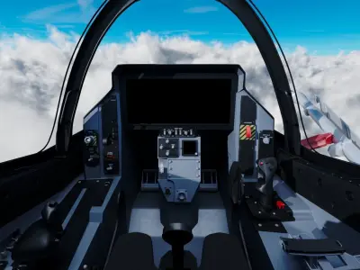 F-35 Cockpit 3D model