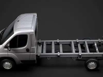 Peugeot Manager Chassis Truck Single Cab 4035WB 2020 3D model