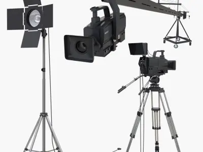 Cameras and Light 3D model