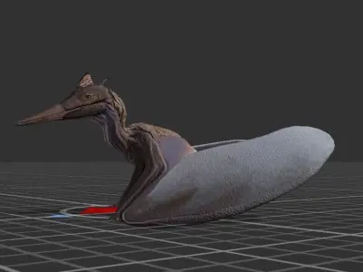 Pterodactyl Antiquus Asset Pack Low-poly 3D model