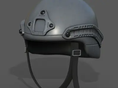 Helmet military combat soldier armor Generic Low-poly 3D model