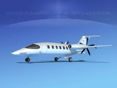 Piaggio Avanti P180 V01 3D model