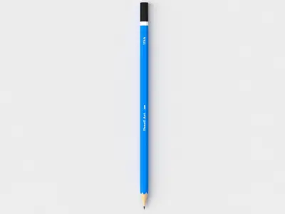 Pencil 02 3D Model