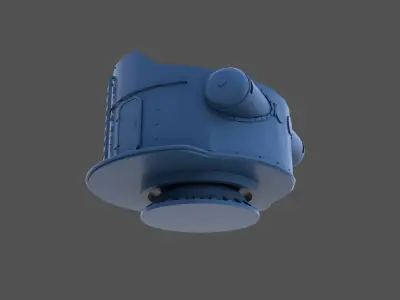 Littorio Class 350cm range finder - Commercial lic - 1-72 scale 3D print model