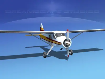 Dehaviland DH-2 Beaver SL13 3D model