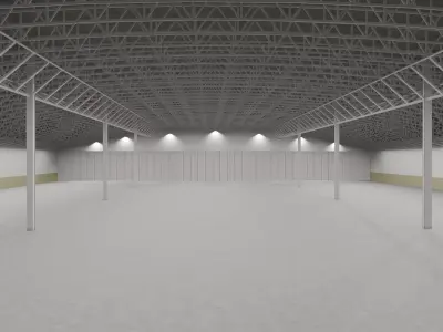 Toronto Enercare Centre Hall A Low-poly 3D model