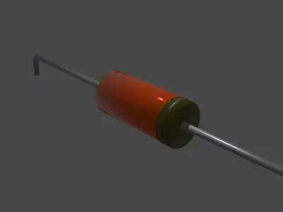 diode resistor Free 3D model