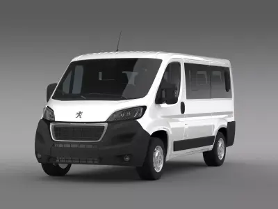 Peugeot Boxer L1H1 2017 3D model