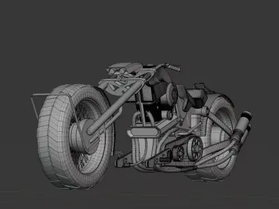 Nightstalker 850 Low-poly 3D model