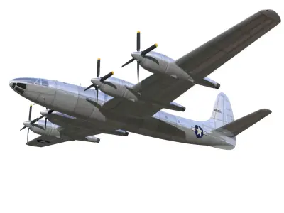 Republic XF-12 Rainbow 3D model