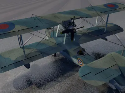 Supermarine Walrus Mk-1 3D model