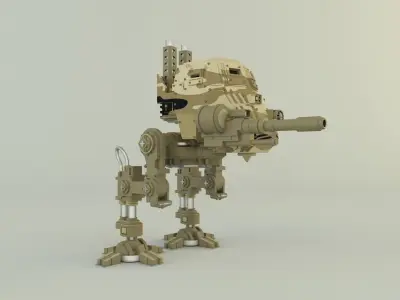 sentinel steel legion robot 3D model