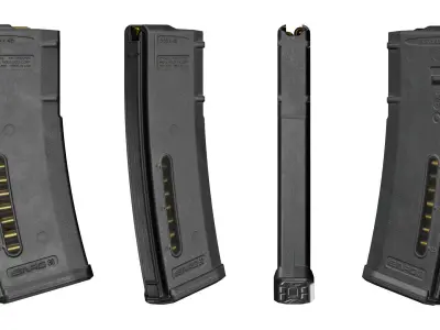 MAGPUL EMAG Low-poly 3D model