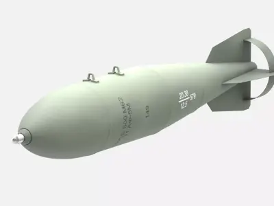 fab 500 m62 Low-poly 3D model