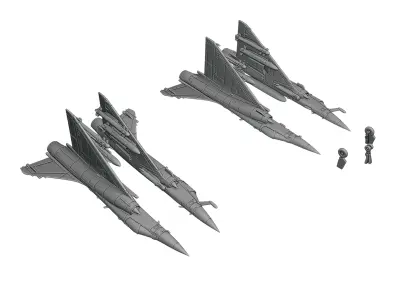 Dassault Mirage 2000 3D print model