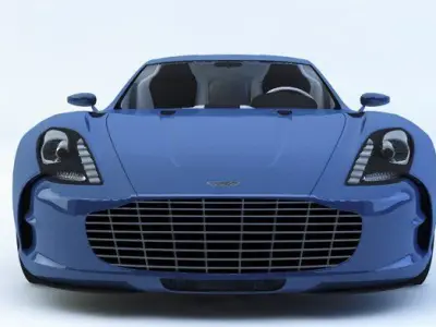 Aston Martin One 77 Free 3D model