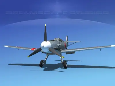 Messerschmitt BF-109 V17 3D model